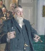 Anders Zorn A Toast in the Idun Society, Spain oil painting artist